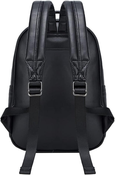 VALICLUD Schwarzes Dekor 3D-Totenkopf-Rucksack Für Herren Gothic-Rucksack Pu-Leder Horror-Rucksack N