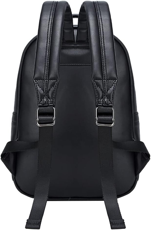 VALICLUD Schwarzes Dekor 3D-Totenkopf-Rucksack Für Herren Gothic-Rucksack Pu-Leder Horror-Rucksack N