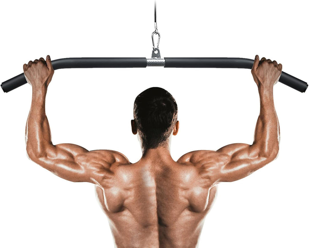 Lyndwin Latzugstange Bizeps Stange Klimmzugstangen Zugstange Muskelzugstange für Zuhause Bodybuildin