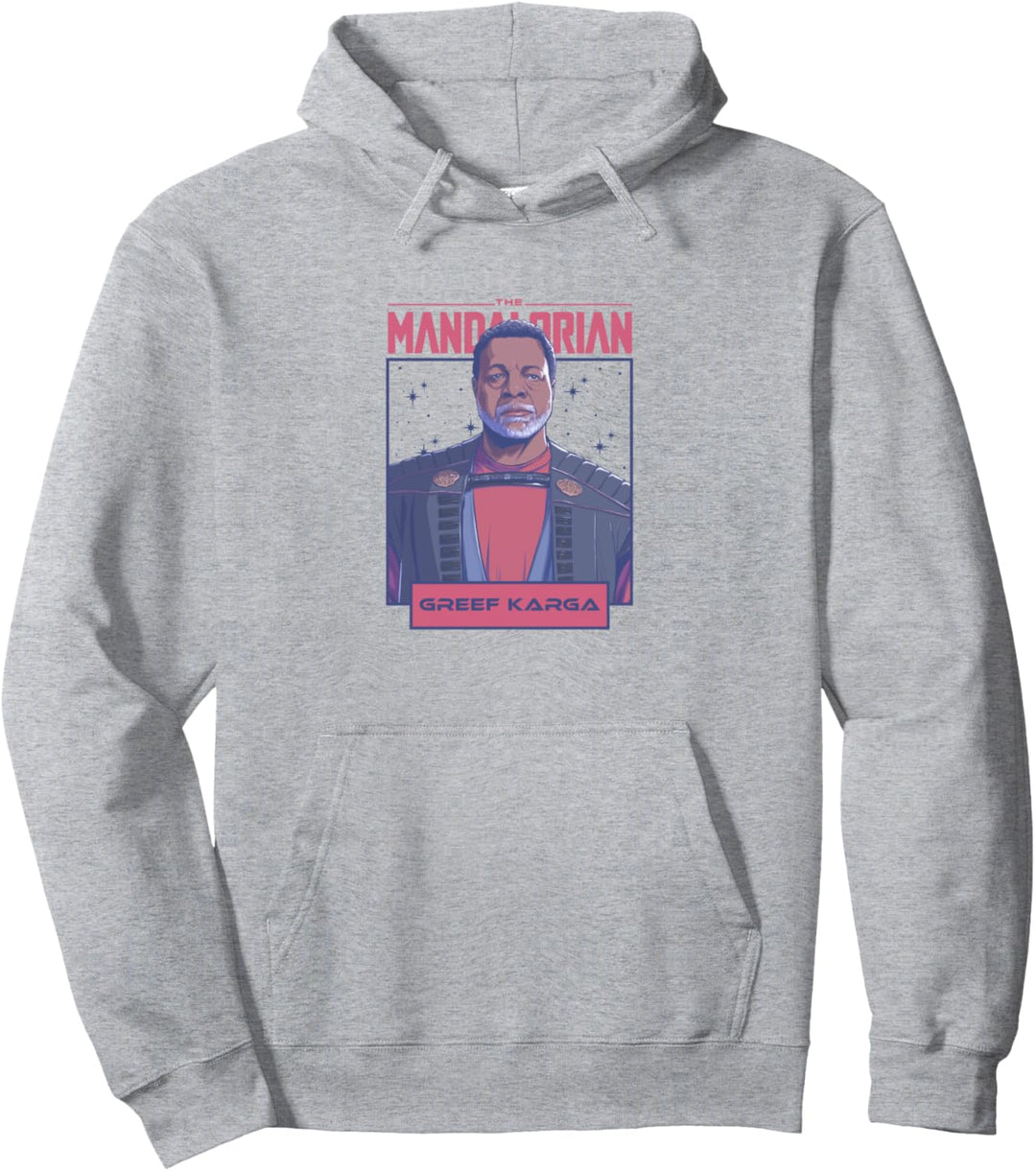 Star Wars Greef Karga Poster Pullover Hoodie