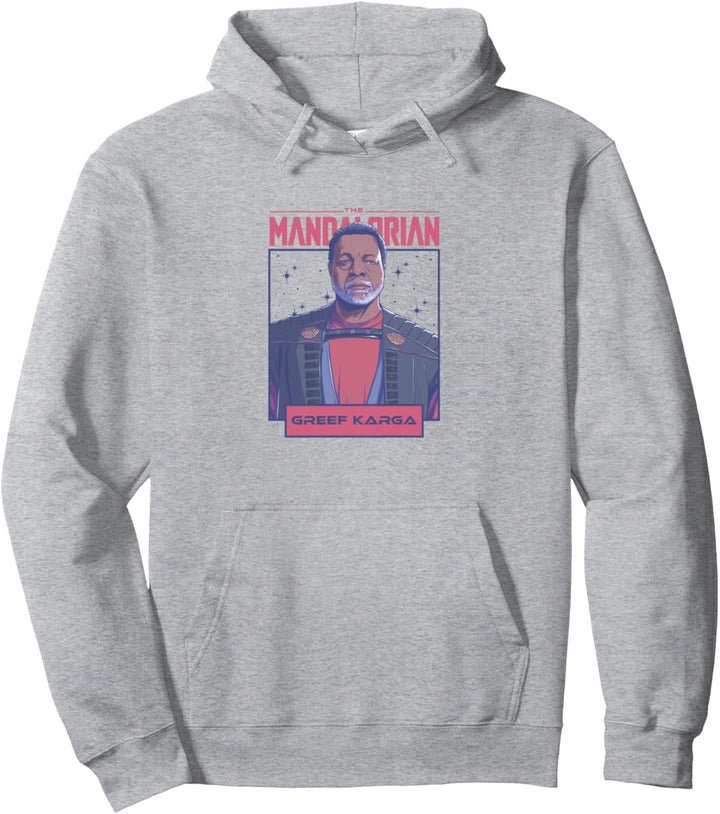 Star Wars Greef Karga Poster Pullover Hoodie
