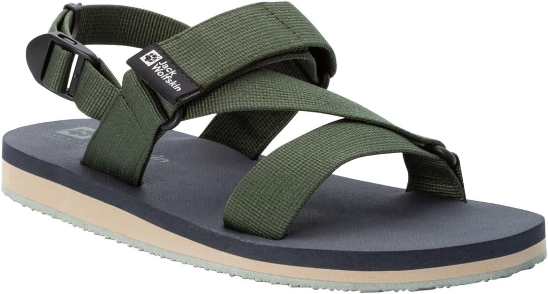 Jack Wolfskin Herren Urban Entdeckung Belt M Sandale 45.5 EU Thyme Green, 45.5 EU Thyme Green