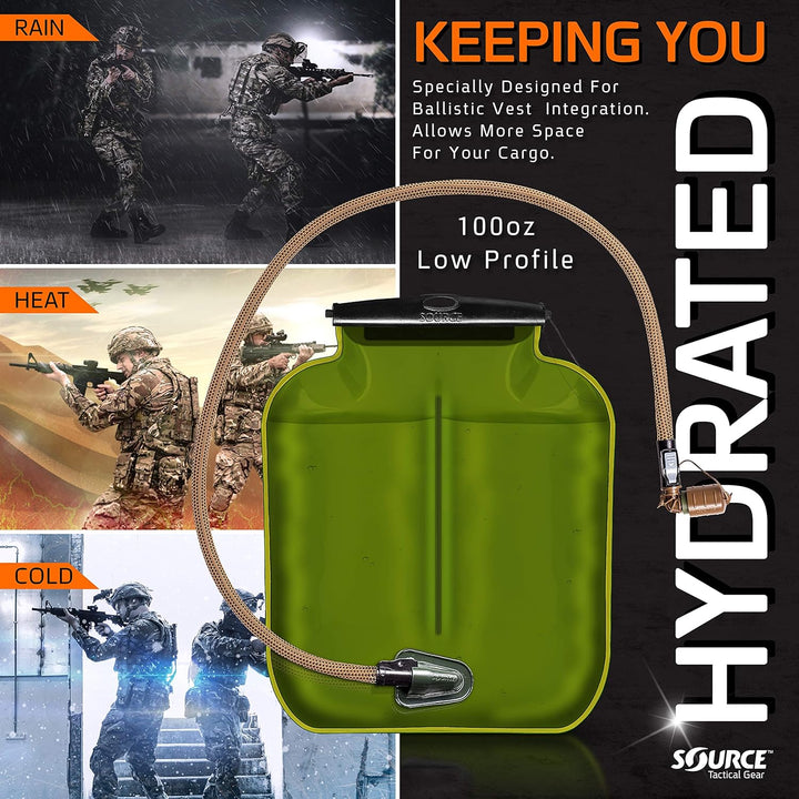 Source ILPS Armor System W/UTA Trinkblase für Herren Beige (Coyote), Beige (Coyote)