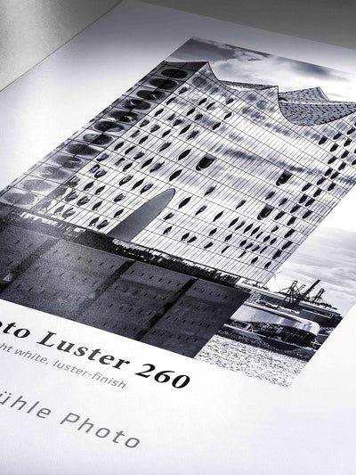 Hahnemühle 10641933 Photo Luster Papier, 260 g/m², DIN A2, 420 x 594 mm, hellweiss, 420 x 594 mm