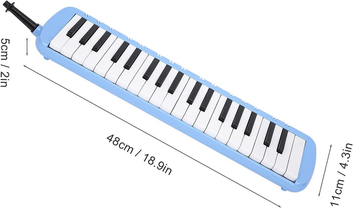 Melodica 37 Tasten Tastatur Melodica Blasmusikinstrument für Anfänger Professionelles Training mit E