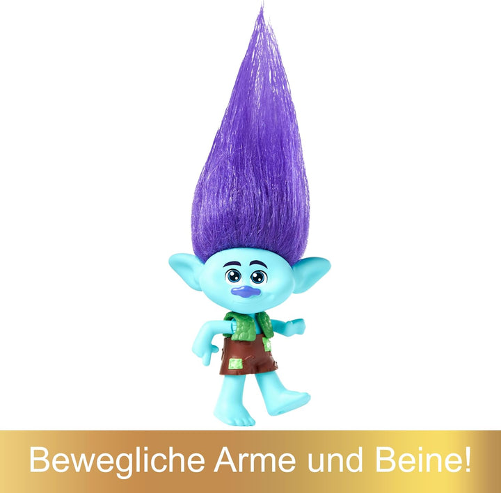 Mattel DREAMWORKS TROLLS Gemeinsam Stark – Königin Poppy, Viva, Branch, Guy Diamond mit Tiny Diamond