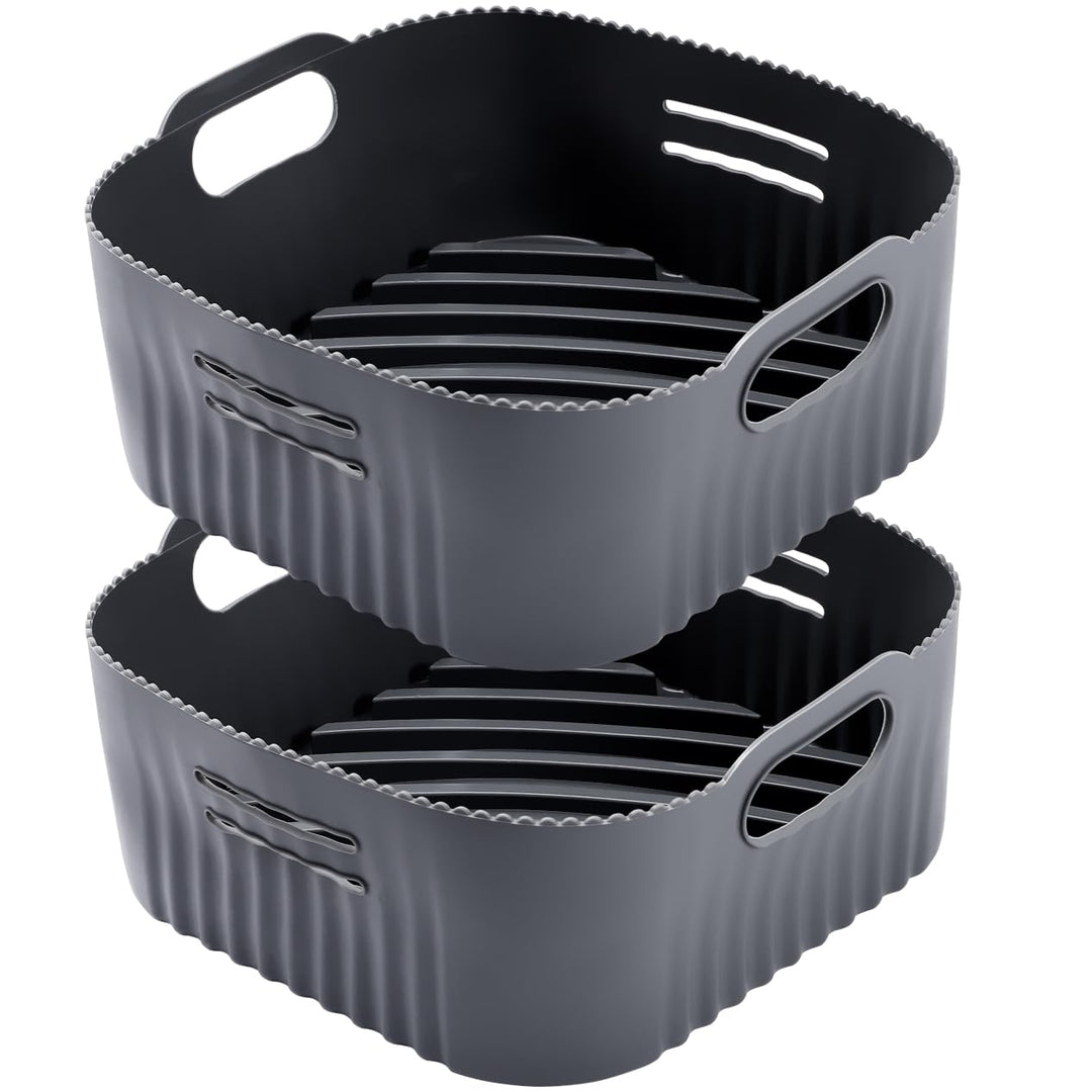 21CM Silikonform für Heissluftfritteuse, 2PCS Airfryer Zubehör XL Silikon Backform für Philip XL 6,2