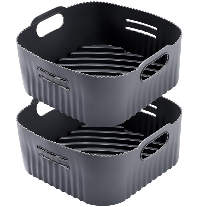 21CM Silikonform für Heissluftfritteuse, 2PCS Airfryer Zubehör XL Silikon Backform für Philip XL 6,2
