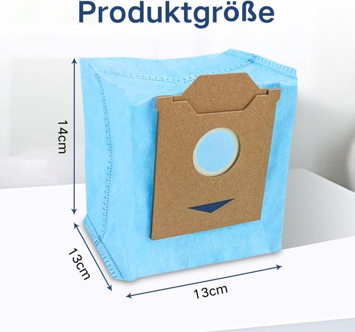 HomeTimes Hochwertiger 3L Staubbeutel für yeedi Cube Saugroboter Ersatzteile Staubsaugerbeutel x6 6