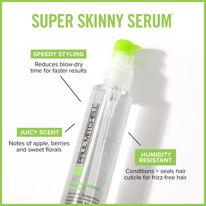 Paul Mitchell Super Skinny Serum - Anti-Frizz Fluid glättet und schützt widerspenstiges Haar, Haar-P