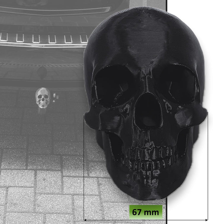 Anhängerkupplung Abdeckung "Totenkopf" - Kappe Schutzkappe für 50mm Kugelkopf Motiv: "Skull Helm Sta