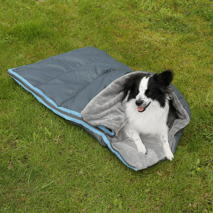 your GEAR Lodi - 3-in-1 Hundeschlafsack Hundedecke Hundehandtuch 100x60 / 120x100 cm weich warm wasc