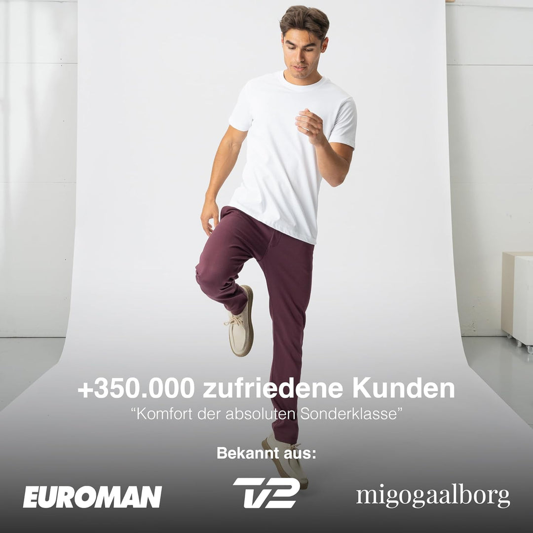 Performance Pants Herren - Stilvolle Slim Fit Herren Hosen Stretch - Hosen Herren Stretch - Angenehm
