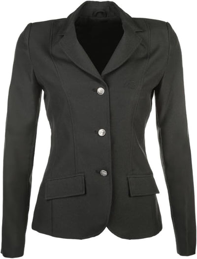 HKM 3341 Turnierjacket Marburg, Reitjacket Reitjacke schwarz Mädchen 176 176 Schwarz, 176 Schwarz