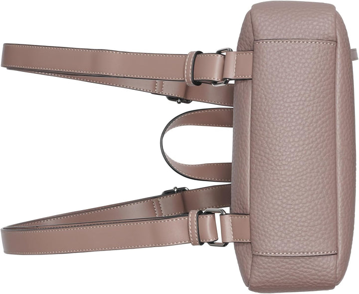 Calvin Klein Damen Elaine Bubble Lamb Novelty Key Item Flap Backpack Rucksack, Cocoa