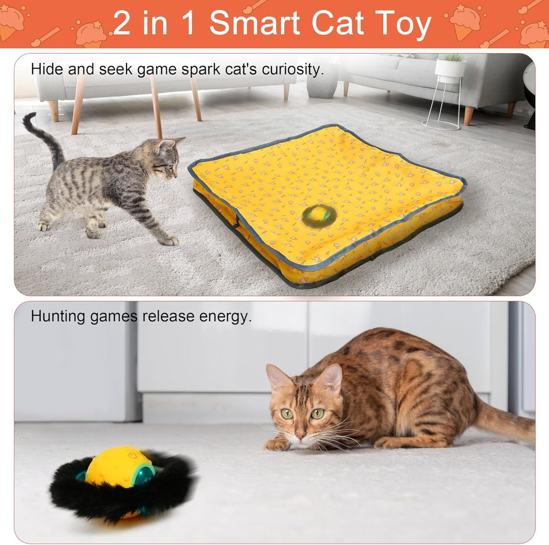 Interaktives Katzenspielzeug Selbstbeschäftigung, Leises Elektrisch Spielzeug Katzen Für Erwachsene