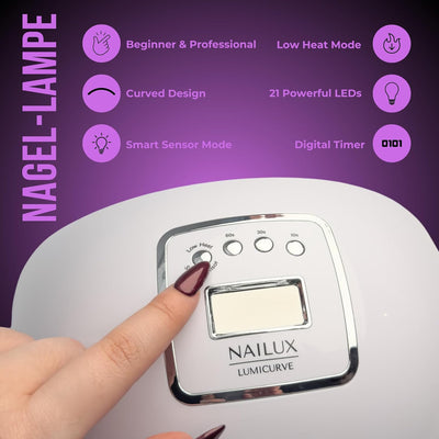 Nagelstudio Starter Set Acryl Studio mit UV Lampe + Acrylpulver Made in Germany und allem Zubehör St