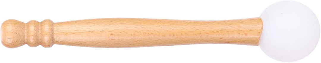 Klangschalenschlägel, mit Holzgriff und Gummi-O-Ring, Schlaginstrumententeile zum Spielen von Klangs