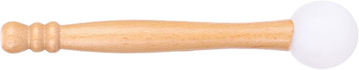 Klangschalenschlägel, mit Holzgriff und Gummi-O-Ring, Schlaginstrumententeile zum Spielen von Klangs