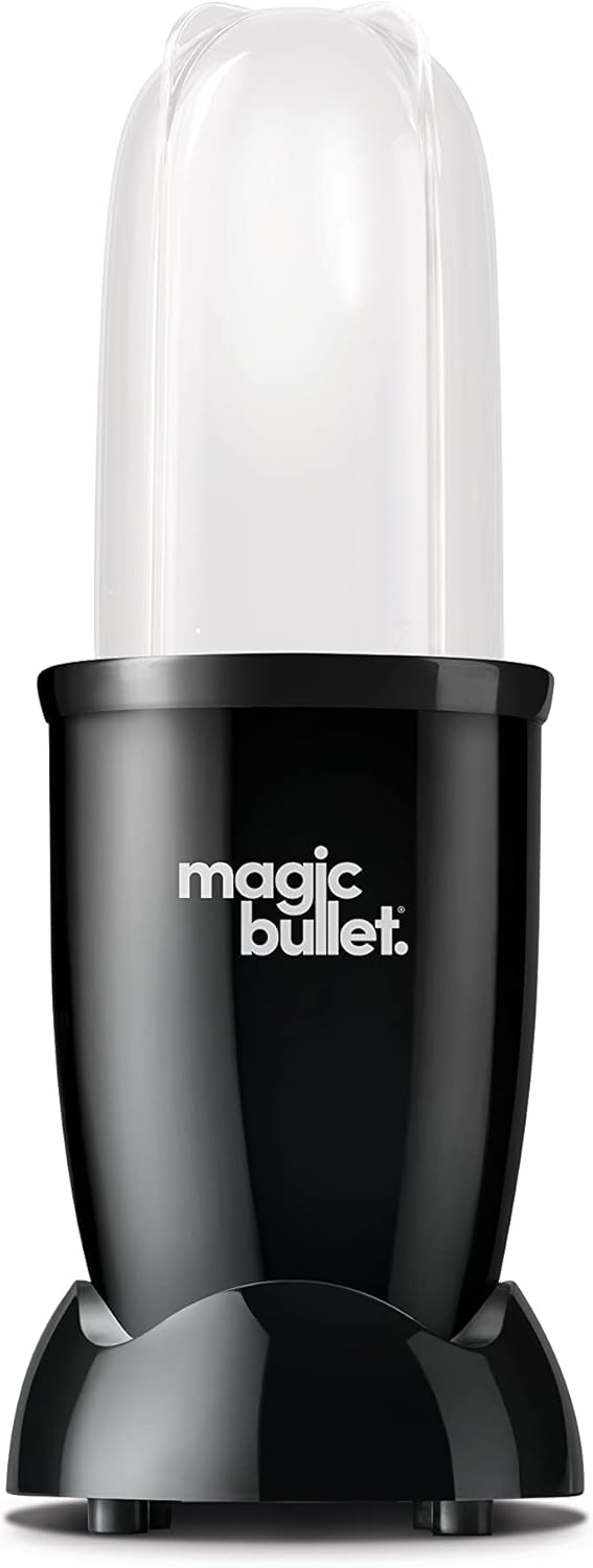 Magic Bullet, Elektrischer Mixer, Blender Smoothie, Multifunktionsmixer, 200 Watt Leistung, Schwarz,