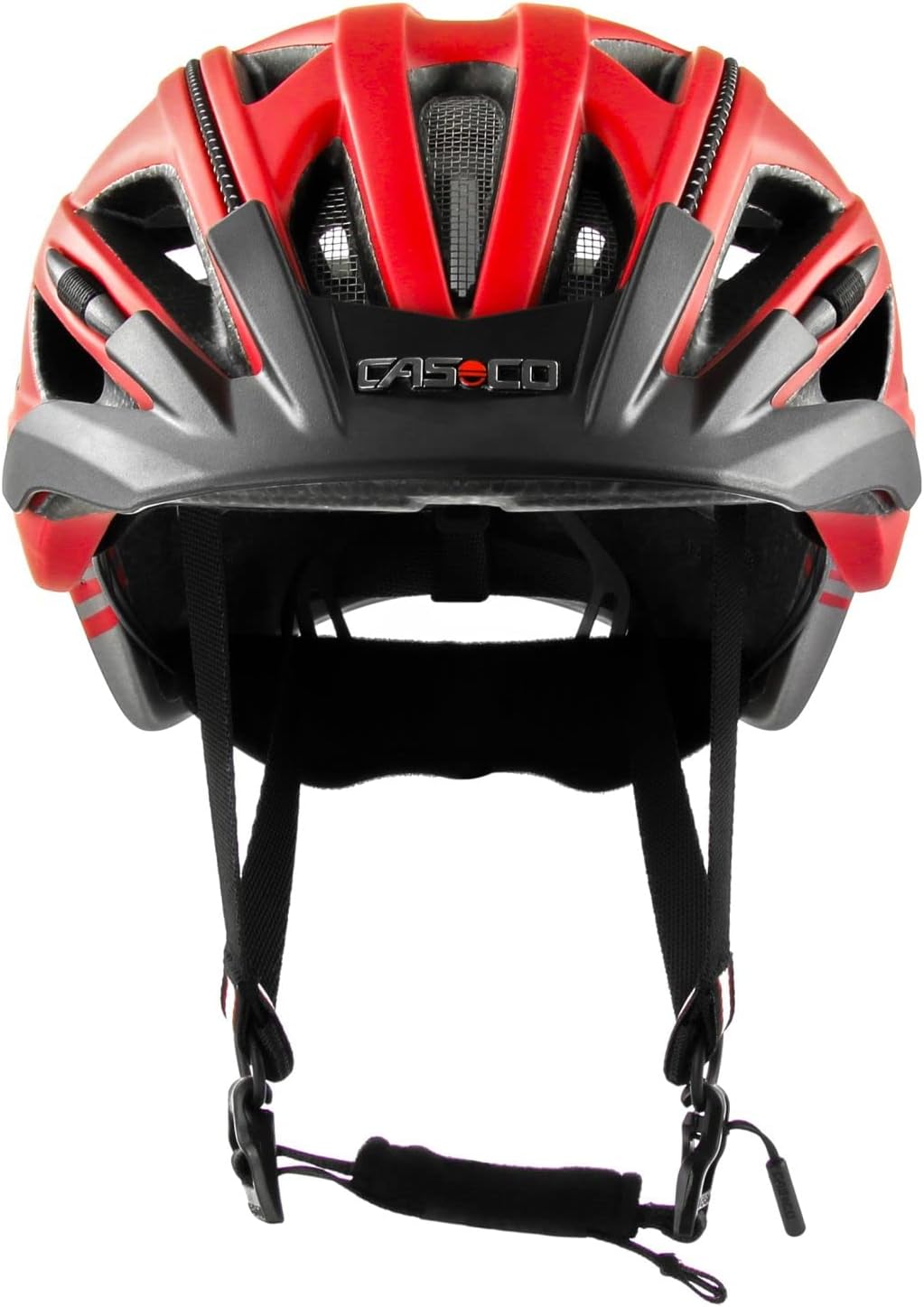 Casco Erwachsene Active 2 Fahrradhelm L rot-anthrazit matt, L rot-anthrazit matt