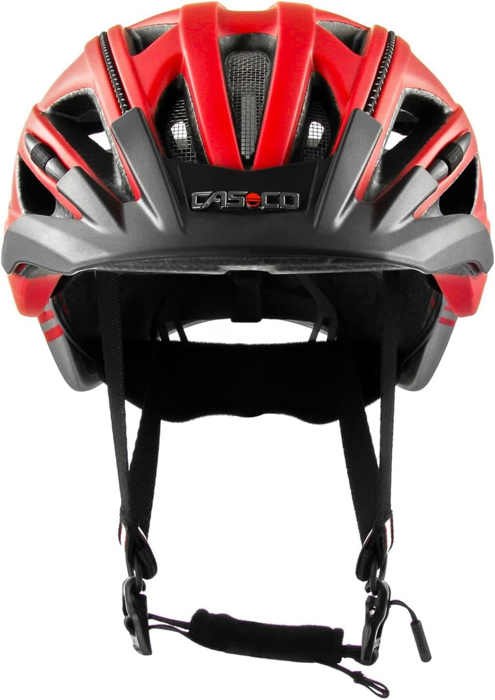 Casco Erwachsene Active 2 Fahrradhelm L rot-anthrazit matt, L rot-anthrazit matt