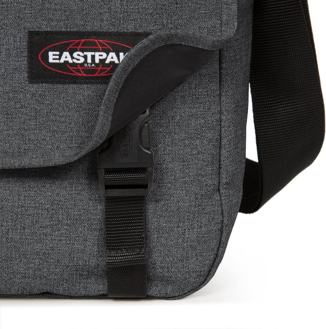 EASTPAK Delegate + Messenger Bag, 38 cm, 20 l Black Denim, Black Denim