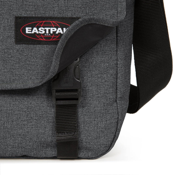 EASTPAK Delegate + Messenger Bag, 38 cm, 20 l Black Denim, Black Denim