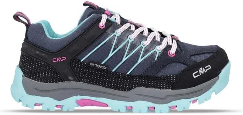 CMP Unisex Kinder Rigel Low Shoe Wp Trekking-&amp; Wanderhalbschuhe 41 EU B Blue Acqua, 41 EU B Blue Acq