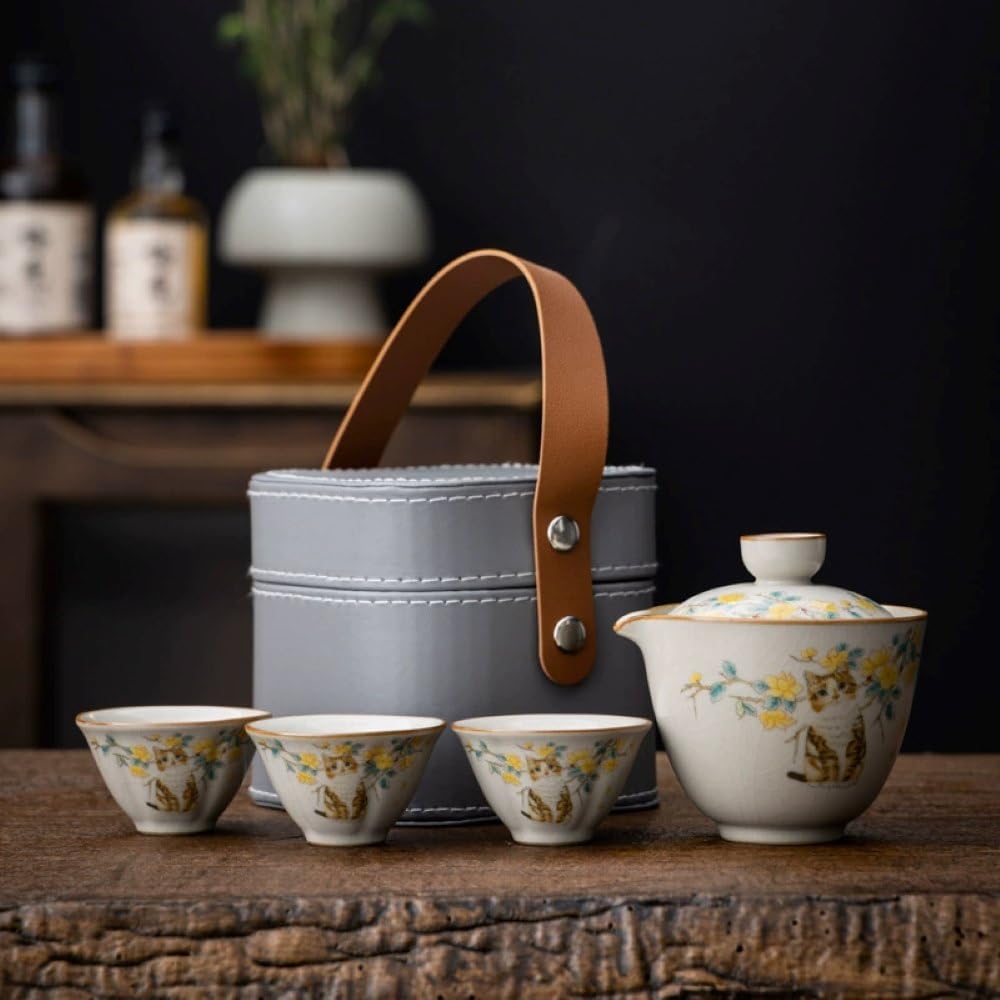 Reise-Teeset (Beige, A) A Beige, A Beige