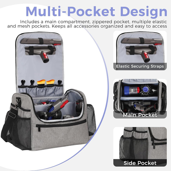 Vakuum-Aufbewahrungstasche für Auto und Boot, kompatibel mit Dyson V7 – V15 – Organizer-Tasche für k