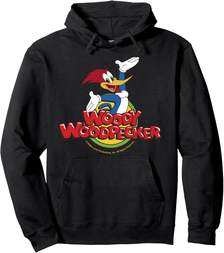 Woody Woodpecker Classic Logo Pullover Hoodie