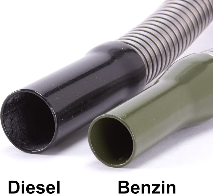 Oxid7® Ausgiesser flexibel für Metall Benzinkanister 5,10 oder 20 Liter | Olivgrün, 20mm Ausgiesser