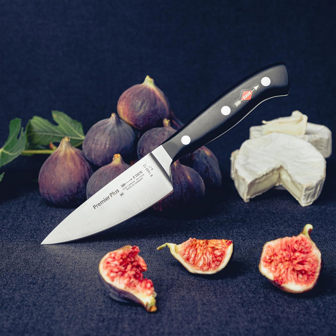 F. DICK Premier Plus Kochmesser (Klingenlänge 12 cm, Kochmesser, Universalmesser, Küchenmesser, Härt