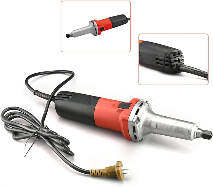 750W Elektroschleifer mit Drehzahlregelung 0-27000rpm Polierwerkzeuge und Vorrichtungen 6mm