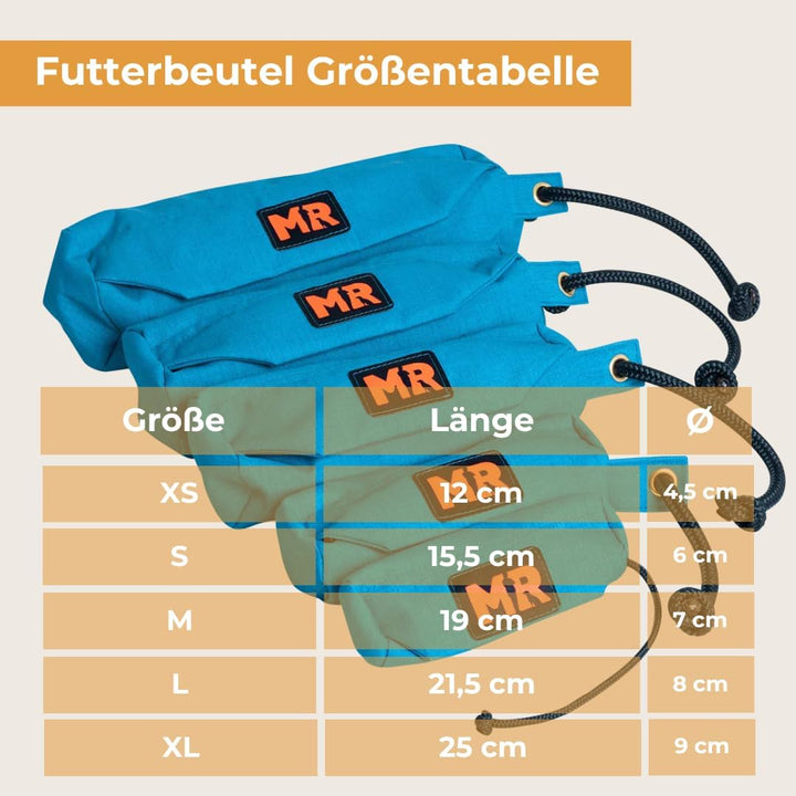 Martin Rütter – Futterbeutel Dummy Koralle XS – Futterdummy Hund wasserabweisend & waschbar, mit Rei