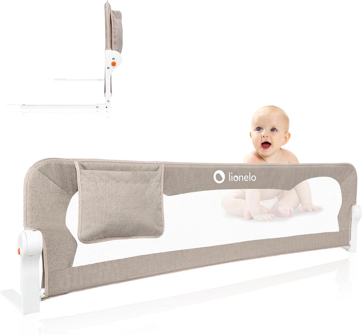 LIONELO Eva fall out protection bed fall out protection children's bed, bed rail, bed safety rail, a