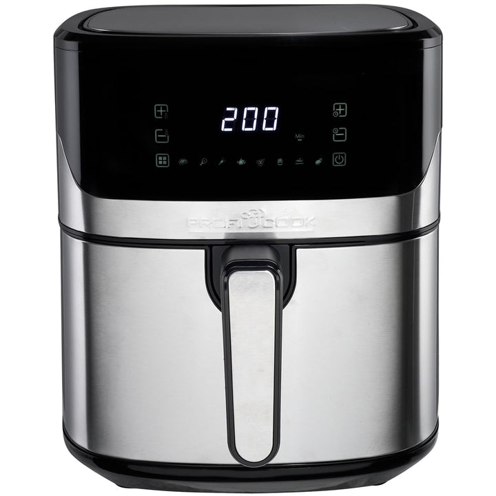 ProfiCook® Heissluftfritteuse | 6,5L Airfryer | Öl- und fettfreie Zubereitung | 80°C - 200°C | Edels