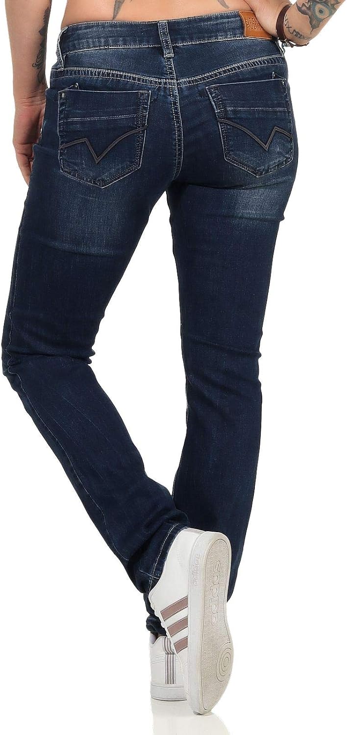 Timezone Damen Slim Tahilatz Jeans 28W / 30L Blau (Blue Royal Wash 3065), 28W / 30L Blau (Blue Royal