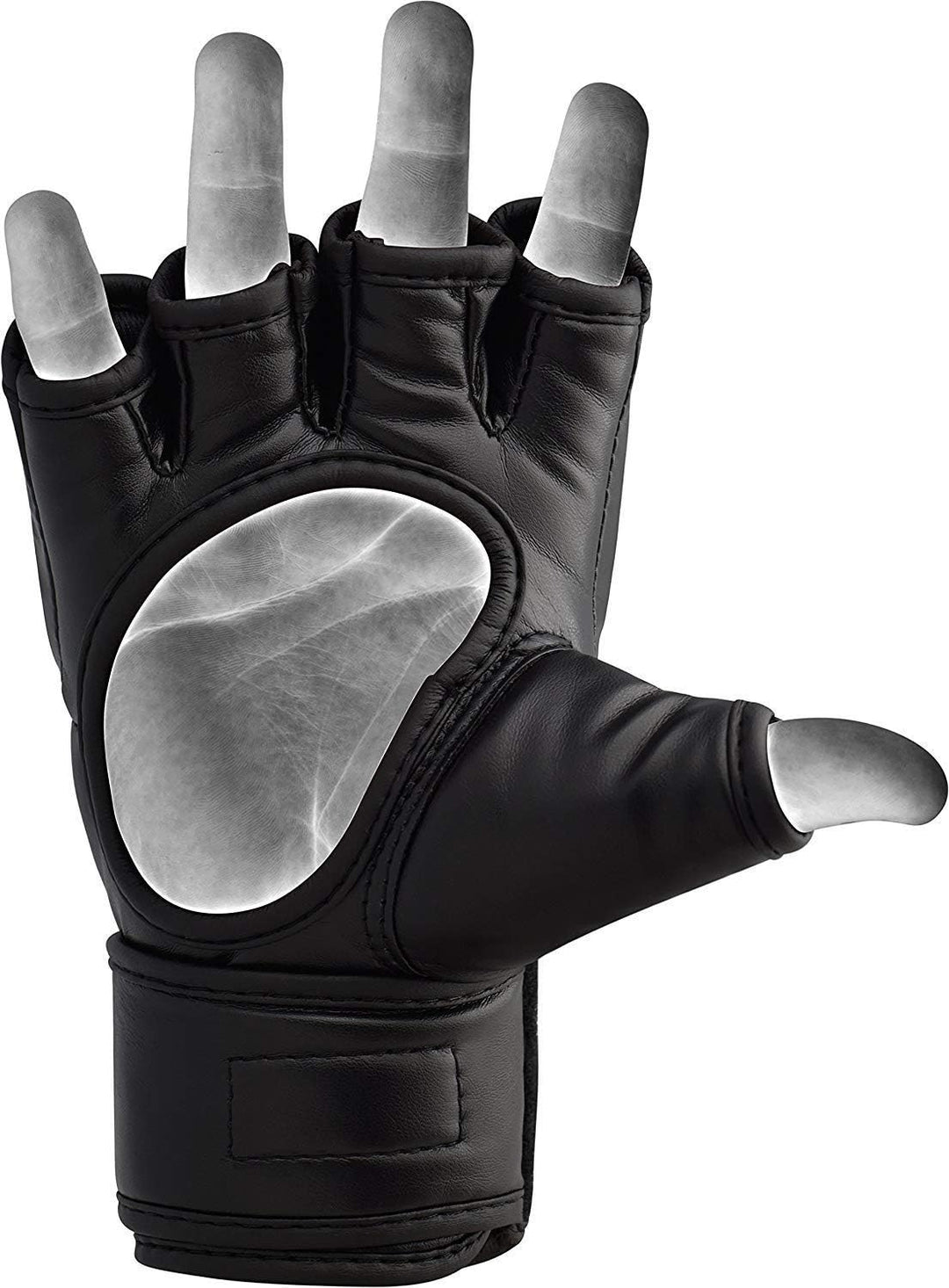RDX MMA Maya Hide Handschuhe, Leder, Training, Kampfkunst, Boxsack, Kampf, Sparring, Kickboxen S ros