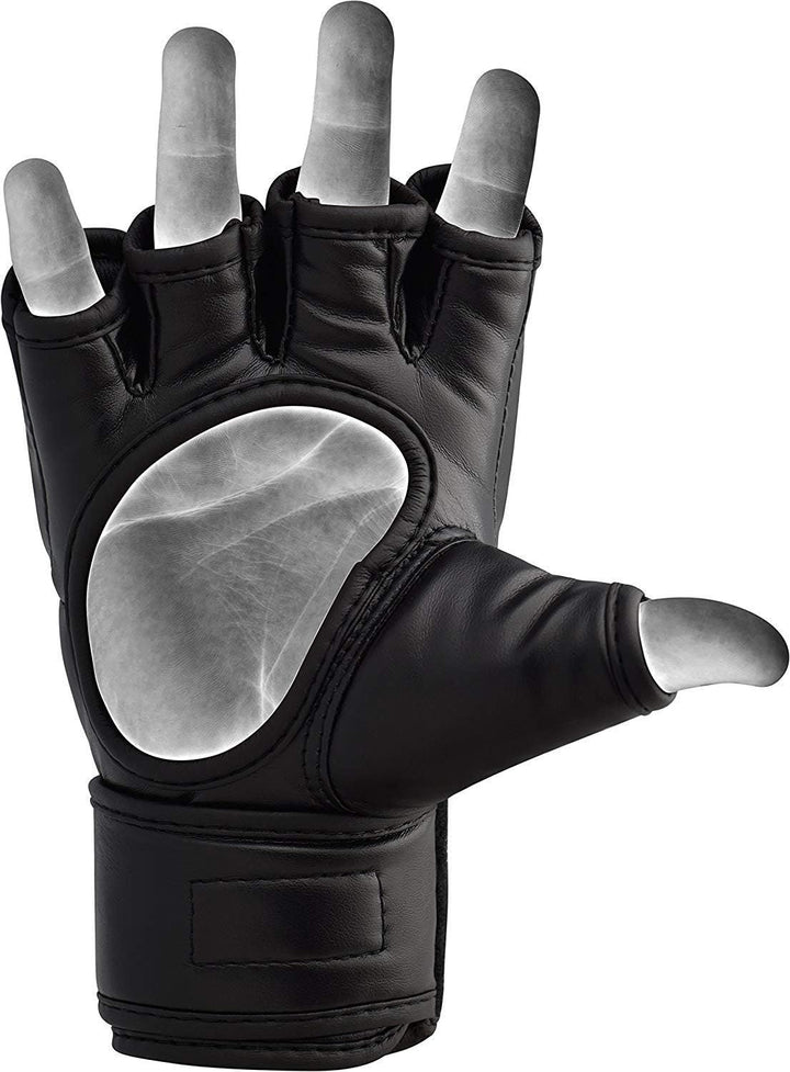RDX MMA Maya Hide Handschuhe, Leder, Training, Kampfkunst, Boxsack, Kampf, Sparring, Kickboxen S ros