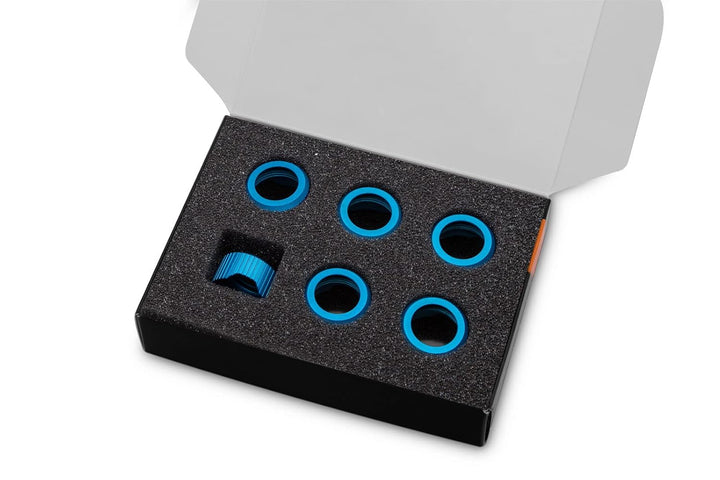 EKWB EK-Quantum Torque Compression Ring 6-Pack HDC 14 - Blue, Verbindung ,blau 14 mm blau