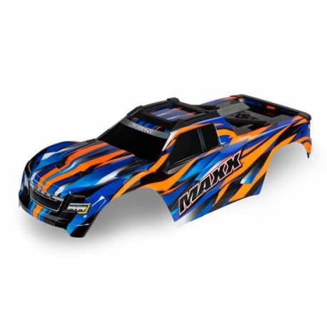 Traxxas 8918T - Maxx Karosserie für erweitertes Chassis, orange