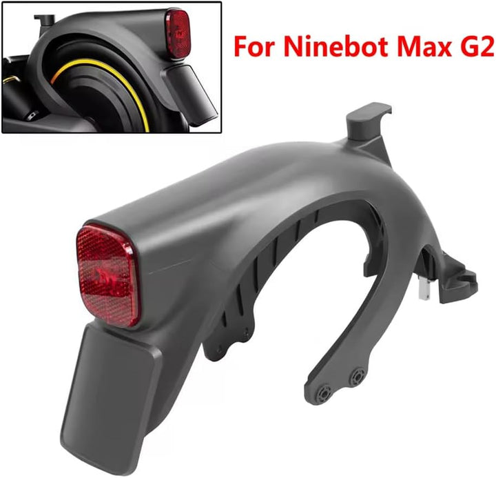 Hinteres Schutzblech für Elektroroller für Ninebot Max G2, Schutzblech hinten mit Rücklichtteilen