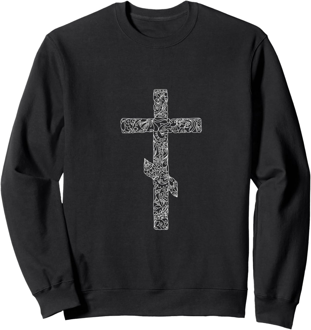 Russisches, griechisches, byzantinisches, orthodoxes Kreuz Sweatshirt