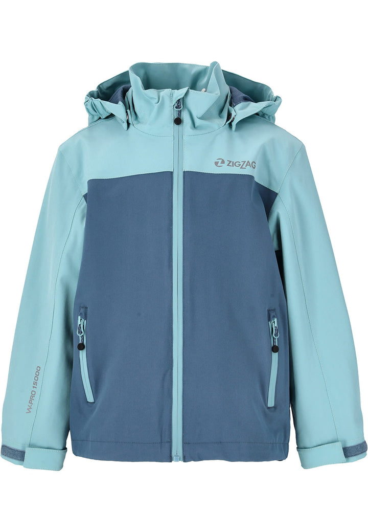 ZIGZAG Kinder Funktionsjacke Bloomer 92 2189 Cameo Blue, 92 2189 Cameo Blue