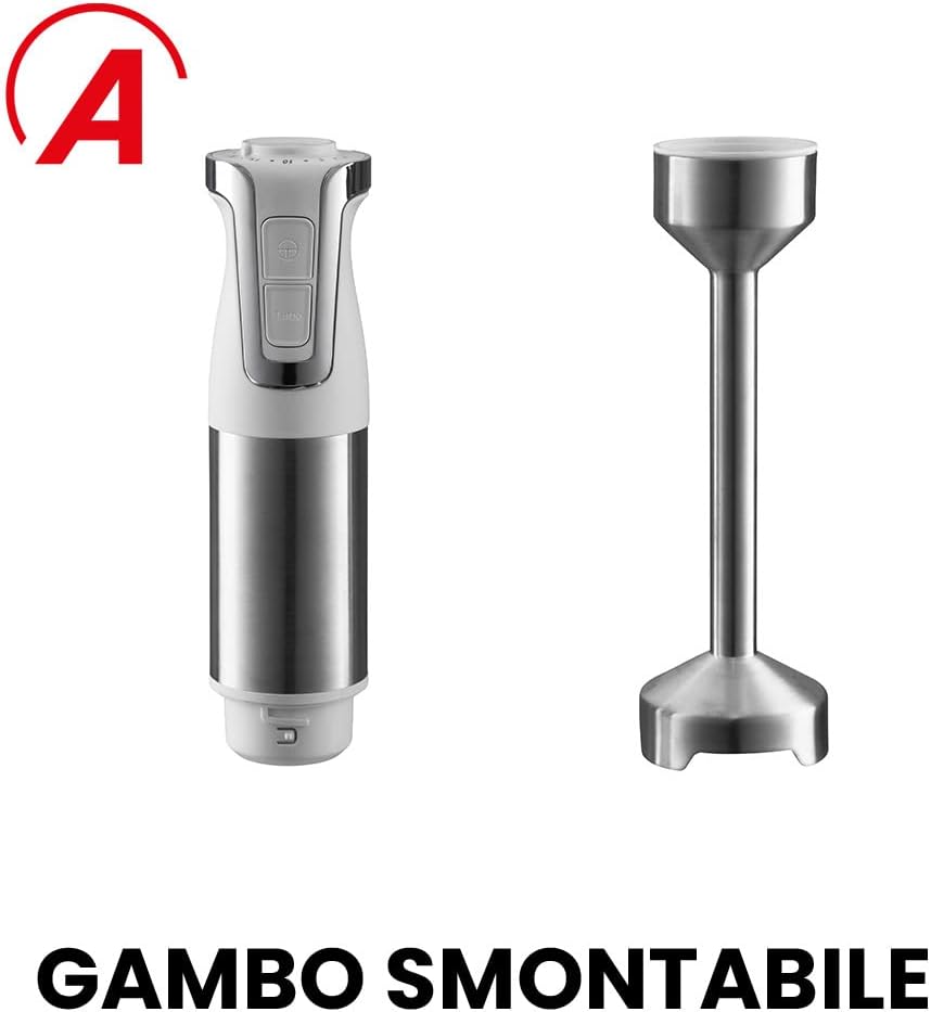 ARDES - ARSET01 TRINITY Stabmixer 3-in-1 - Stabmixer und Schneebesen mit Profimotor - Küchenmixer mi