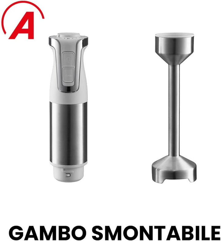 ARDES - ARSET01 TRINITY Stabmixer 3-in-1 - Stabmixer und Schneebesen mit Profimotor - Küchenmixer mi
