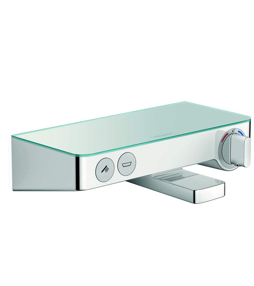 hansgrohe ShowerTablet Select 300 Aufputz Wannenthermostat, für 2 Funktionen, Chrom Wanne Chrom, Wan