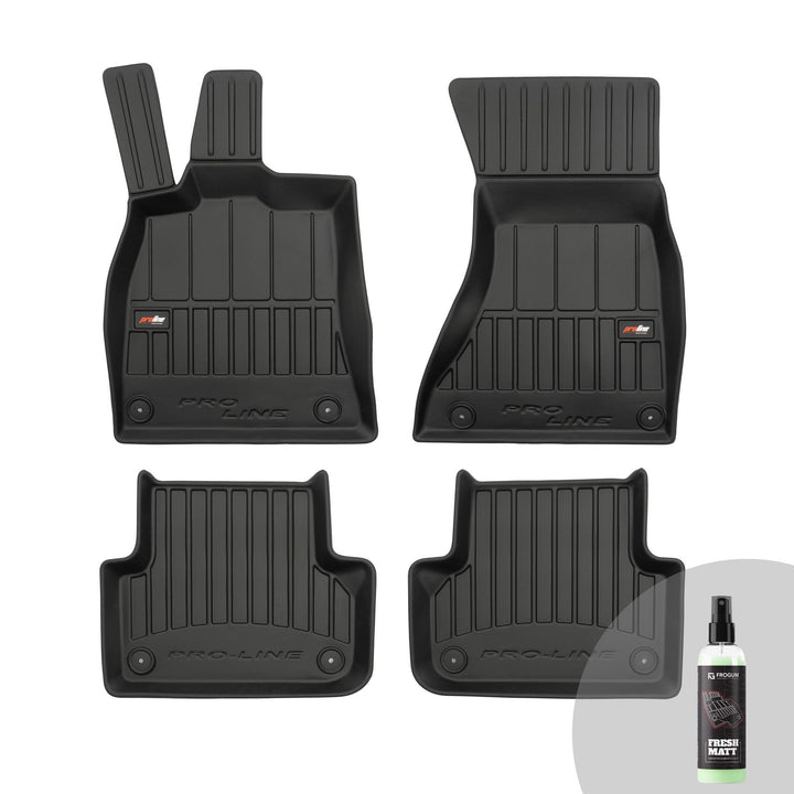 FROGUM ProLine 3D Gummimatten Exklusiven Auto Fussmatten Autofussmatten für Audi A5 8T 2009-2016 | D